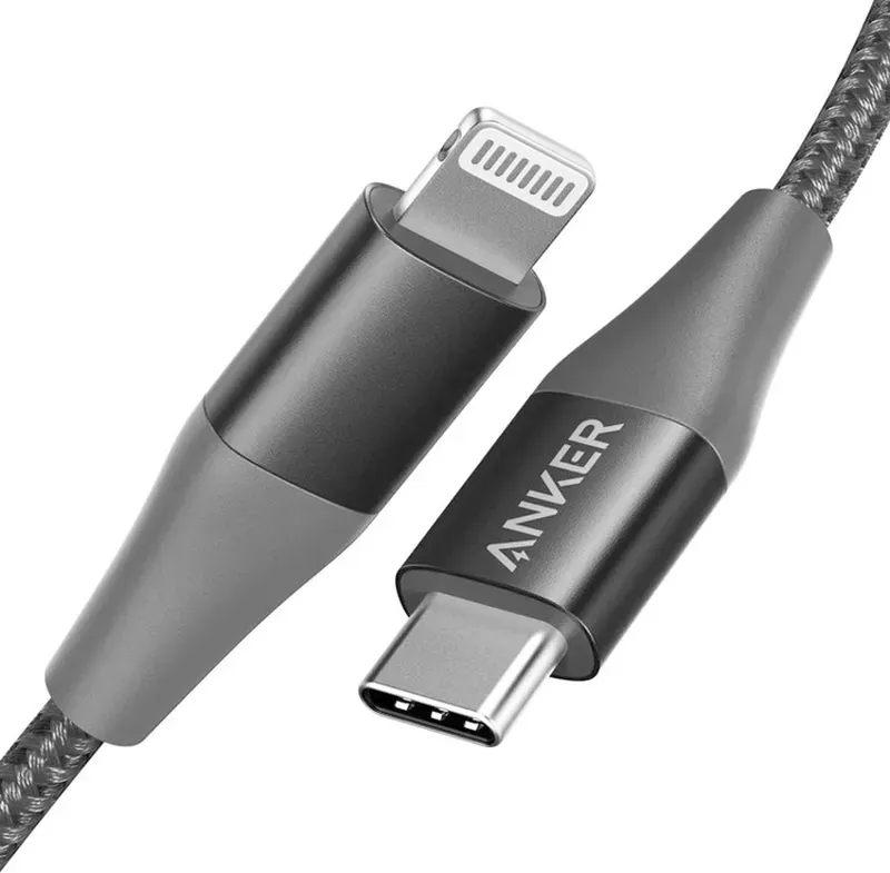 Anker PowerLine +II USB-C-Kabel mit Lightning-Anschluss 0,9 m B2B – UN (ausgenommen CN, Europa) schwarz iteration 1