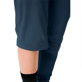 Vaude Farley Stretch Capri T-Zip III Hose Damen Blau 42