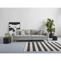 INOSIGN Big-Sofa »Lörby«, auch mit Aqua clean-Bezug, feine Steppung im Sitzbereich, lose Kissen