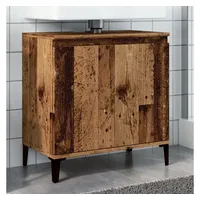 VidaXL Waschbeckenunterschrank Altholz-Optik 58x33x60 cm Holzwerkstoff