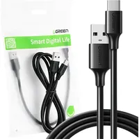 UGREEN Usb - Usb-c 2a Kabel 0,5m Schwarz,