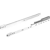 Hettich Schubladenschiene 500 mm 2 Stück grau/weiß