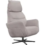 Relaxsessel ALINA "Thimo", grau (mittelgrau xbo 19), B:84cm H:114cm T:86cm, Struktur fein XBO (100% Polyester), Sessel, Relaxsessel, in Größe S, Liegefläche 178 cm, verstellbar, optional mit Aufstehhilfe