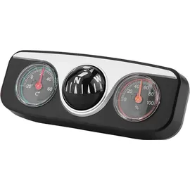 allauve Multifunktionale Kompass-Armaturenbrett-Navigation, 3-in-1-Auto-LKW-Richtungsthermometer-Hygrometer