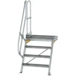 MUNK Aluminium-Treppe Plattform 60° 4 Stufen