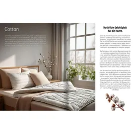 Betten Hofmann Baumwoll Sommerbett Sommerdecke 155x220 100% Baumwolle