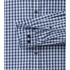 CasaModa Langarmhemd kariert Blau 3XL