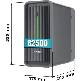 sunniva Balkonkraftwerk Full Black Bifazial 1000 W inkl. 2,24 kWh Speicher + 2 x 500 W N-Typ Glas-Glas Bifacial Module
