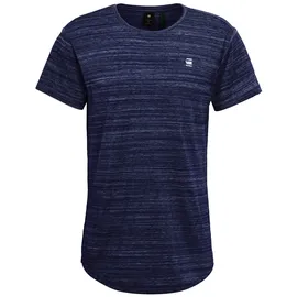 G-Star Lash Ribbed Kurzarm-T-Shirt Sartho Blue II M