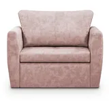 Beautysofa Relaxsessel Kamel (1-Sitzer Sofa Schlafsessel, Relaxsessel für Wohnzimmer) rosa