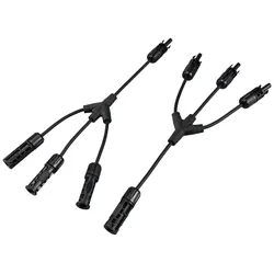 Sygonix SY-6407992 Solaranlagen Anschluss Adapterkabel Schwarz 36 cm