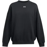 Under Armour Rival Fleece Oversized Sweatshirt Damen 001 black/white