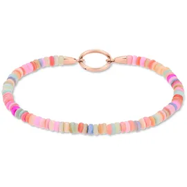 TAMARIS Charm-Armband Edelstahl mit Naturstein beige 18,5 cm