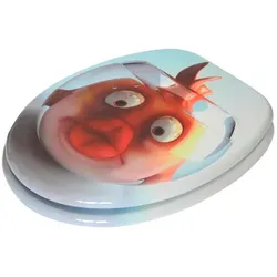 Sanilo WC-Sitz, BxL: 37,7 x 47 cm, Goldfisch - orange