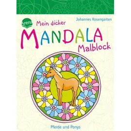 Arena Mandala Malblock 1 St. Pferde und Ponys