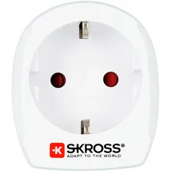 SKROSS Country Adapter Europe to Denmark - Adapter für Power Connector - Typ K (