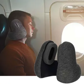 Nedis Bluetooth 5.3 Kopfhörern aus Memory-Schaum – Nackenkissen mit Geräuschunterdrückung und 10h Akku für die Reise