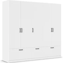 Rauch Drehtürenschrank Bari 225 x 210 x 54 cm Weiß