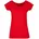 Ladies Wide Neck Tee City Red XS