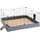Ferplast Kleintierkäfig Hub 04 140,5 x 140,5 x 59,5 cm grau