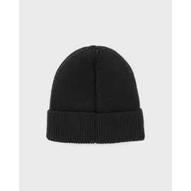 The North Face Beanie, in Strick-Optik mit Logo-Patch Modell Box Cuffed Black, One Size