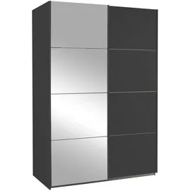 Rauch Schwebetürenschrank QUADRA 136 x 210 x 0 cm Grau