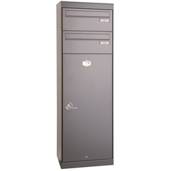 QUBO XL Paketkasten mit zwei Briefkästen