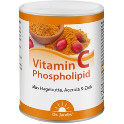Dr. Jacob's Vitamin-C-Phospholipid Hagebutte Acerola Pulver
