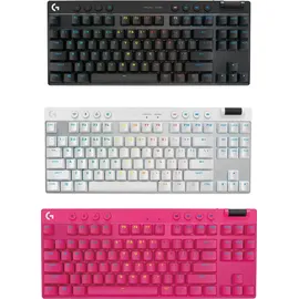 Logitech G PRO X TKL Rapid, weiß/silber, Magnetic Analog, USB, DE (920-013240)
