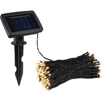 Paulmann Lichterkette Kunststoff, Metall 21,9 m 200 LEDs inkl. Dämmerungssensor schwarz