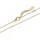 JETTE Kette SOLITAIRE gold