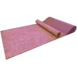 Newgen Medicals Natürliche Jute-Yoga- & Gymnastikmatte, gepolstert, Tragegurt,183x61cm