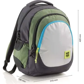 Miquelrius Rucksack Berlin Recy 30l 3 Fächern grün