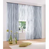 OTTO home Gardine OTTO HOME "Dimona" Gr. 1, grau (silbergrau), B:140cm H:145cm, Voile, Polyester, Gardinen, Gardine, 2er-Set, transparent, Voile, Polyester