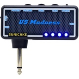 SONICAKE Mini Verstärker Gitarren Chorus Effekt AMP Kopfhörer Verstärker Pocket wiederaufladbar Gitarre Bass Schlafzimmer US Madness