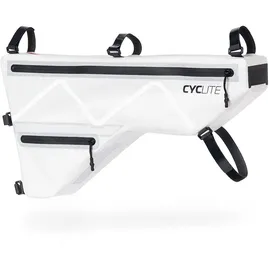 Cyclite Frame Bag Large 3,6 l grau/weiß