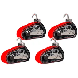 4er Set HEFFA CARLINE 130 Anhänger-Transportgurte, Radsicherungsgurte 5m/50mm/5t VDI 2700