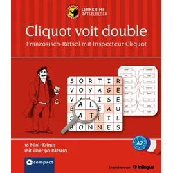 Lernkrimi-Rätselblock: Französisch-Rätsel mit Inspecteur Cliquot