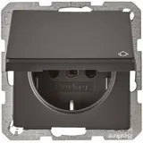 Berker Schuko-Steckdose Unterputz anthrazit 1 St.