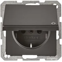Berker Schuko-Steckdose Unterputz anthrazit 1 St.