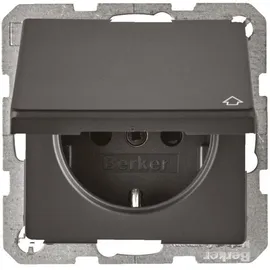 Berker Schuko-Steckdose Unterputz anthrazit 1 St.