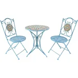 Hti-Living Bistro Set 3-tlg. Blau