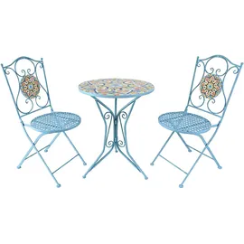 Hti-Living Bistro Set 3-tlg. Blau