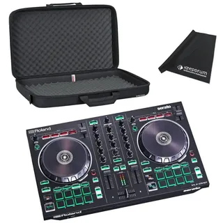 Roland Audio DJ Controller Roland DJ-202 USB-DJ-Controller mit Tasche und Tuch