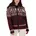 DEPROC DEPROC Active Damen Patchwork Fleecejacke mit Kapuze Übergangsjacke Windbreaker Handmade Nepal