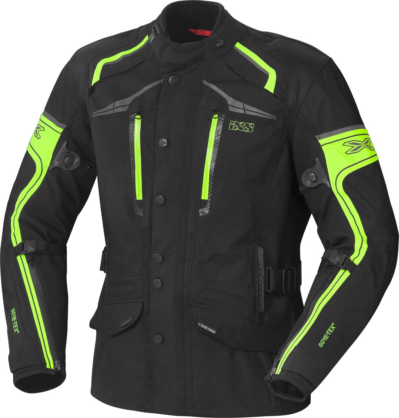 IXS Montgomery, Textiljacke Gore-Tex Damen - Schwarz/Neon-Gelb - S