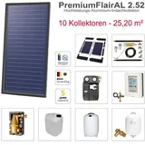 Solarbayer PremiumFlairAL Indach-Solarpaket 10 Bruttofläche 25,20 m2 1-reihig