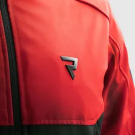Rebelhorn Slash Softshell Motorradjacke Schwarz/Rot L