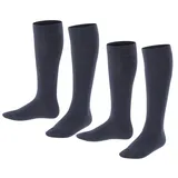Esprit Kinder Kniestrümpfe Foot Logo 2er Pack - blau - 27|28|29|30