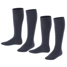 Esprit Kinder Kniestrümpfe Foot Logo 2er Pack - blau - 27|28|29|30